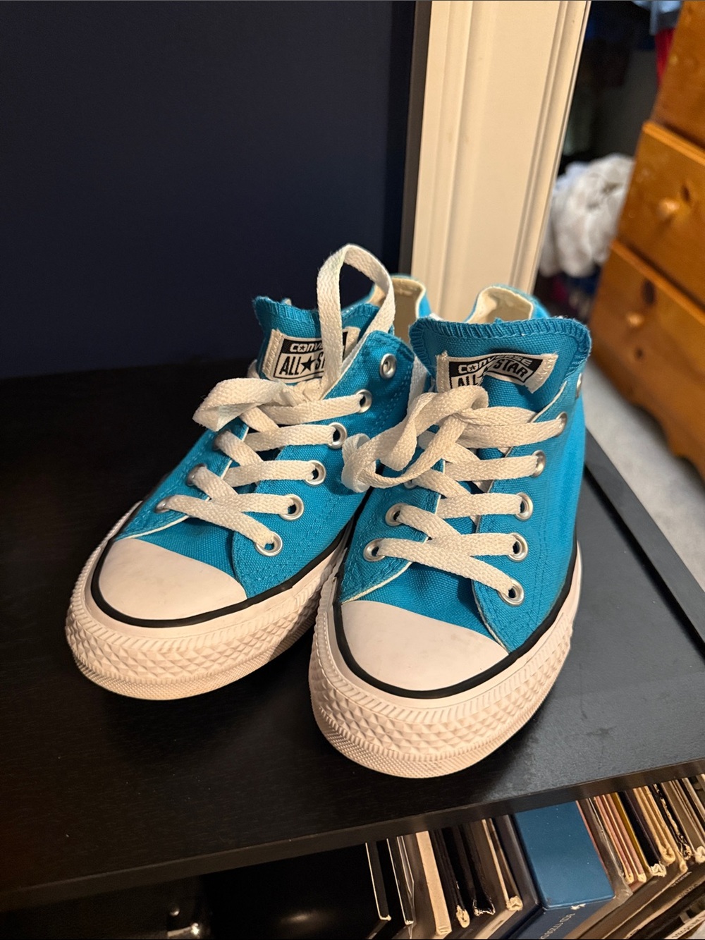 Converse Turquoise Canvas High-Top Sneakers